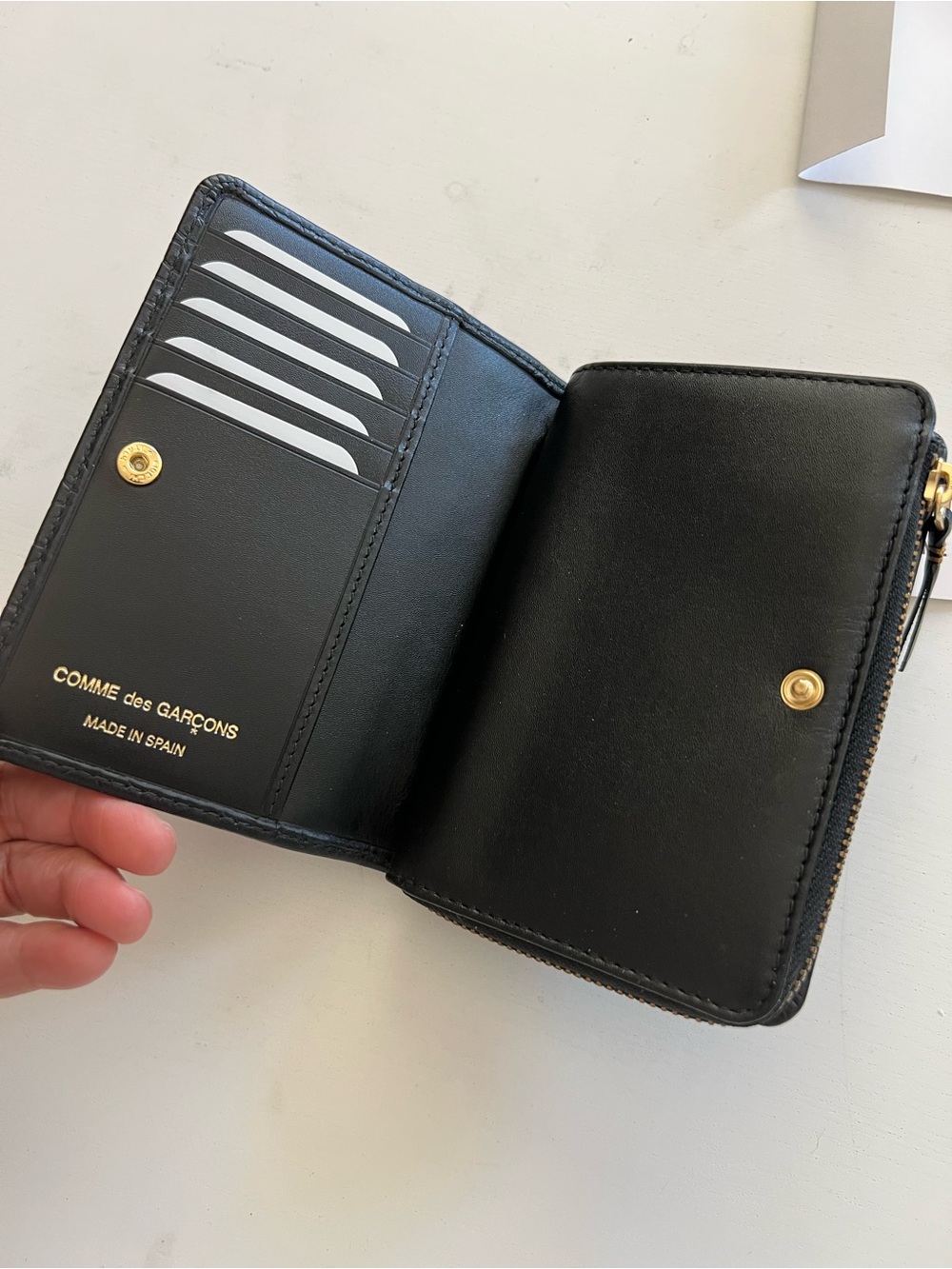 New Comme des Garçons Leather Wallet - Picture 4 of 10